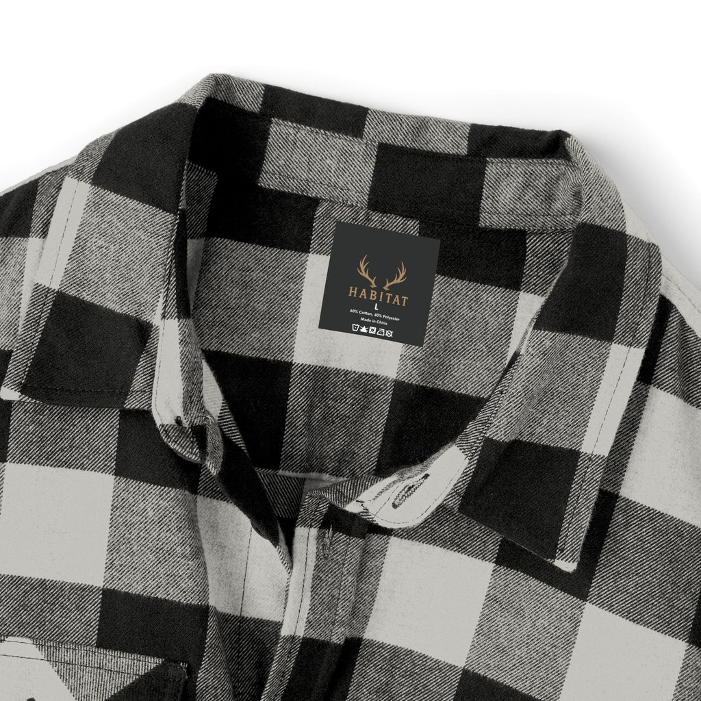 Plaid Flannel Shirt — Casual Lumberjack Check Shirt