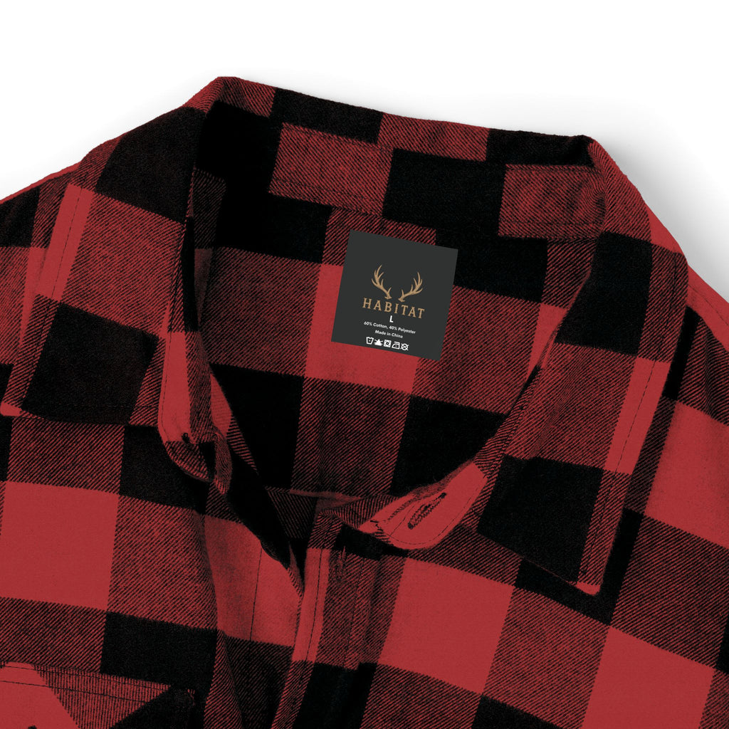 Plaid Flannel Shirt — Casual Lumberjack Check Shirt