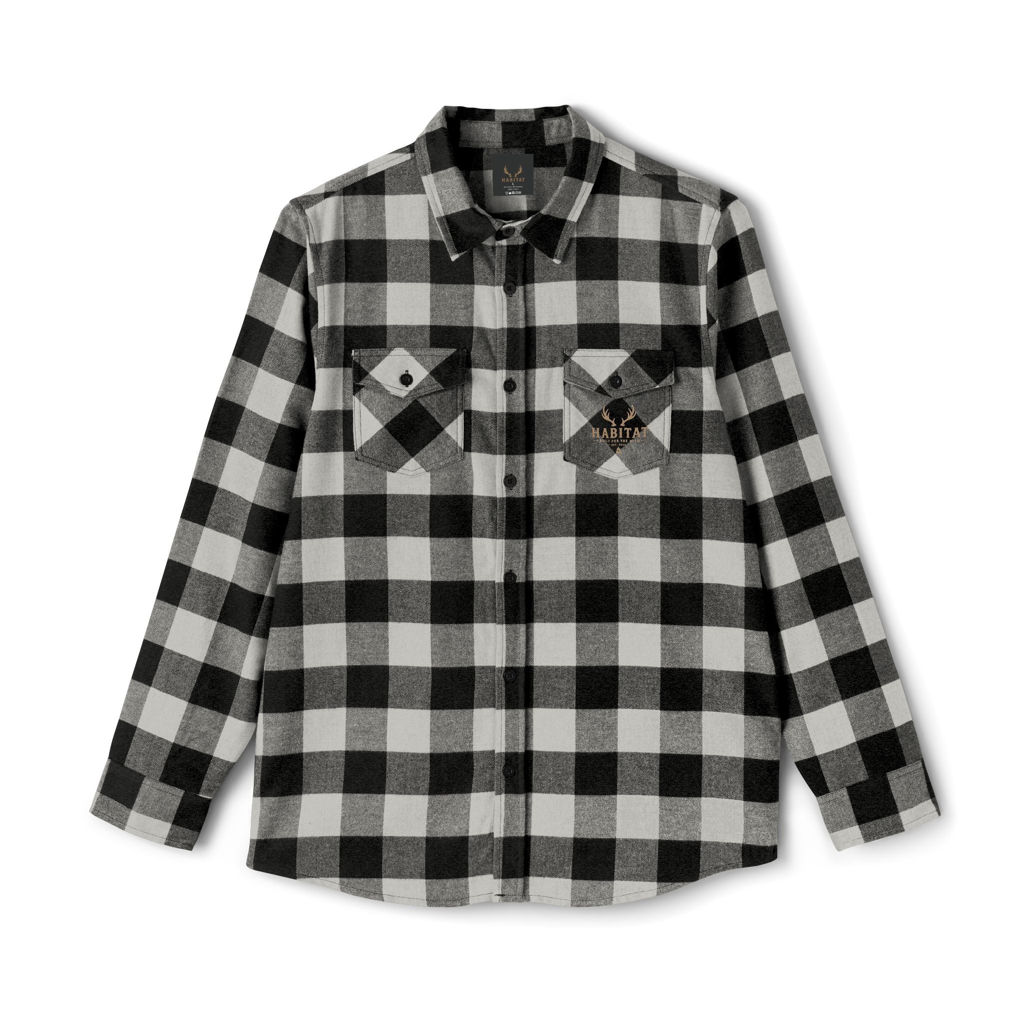 Plaid Flannel Shirt — Casual Lumberjack Check Shirt
