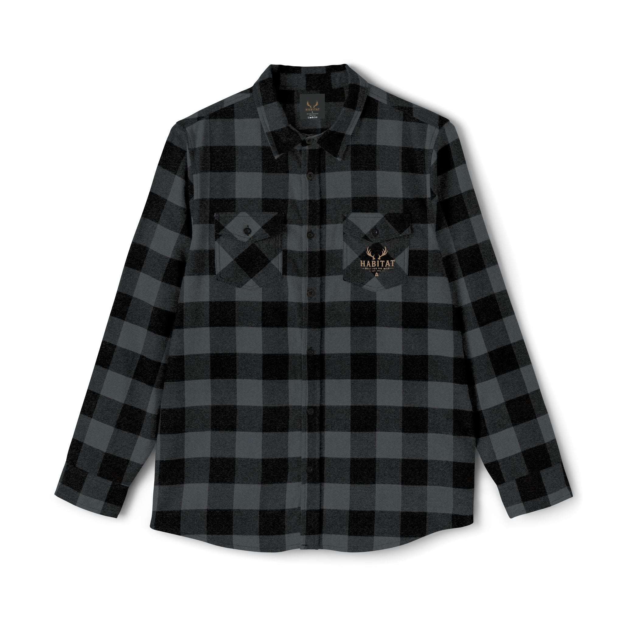 Plaid Flannel Shirt — Casual Lumberjack Check Shirt