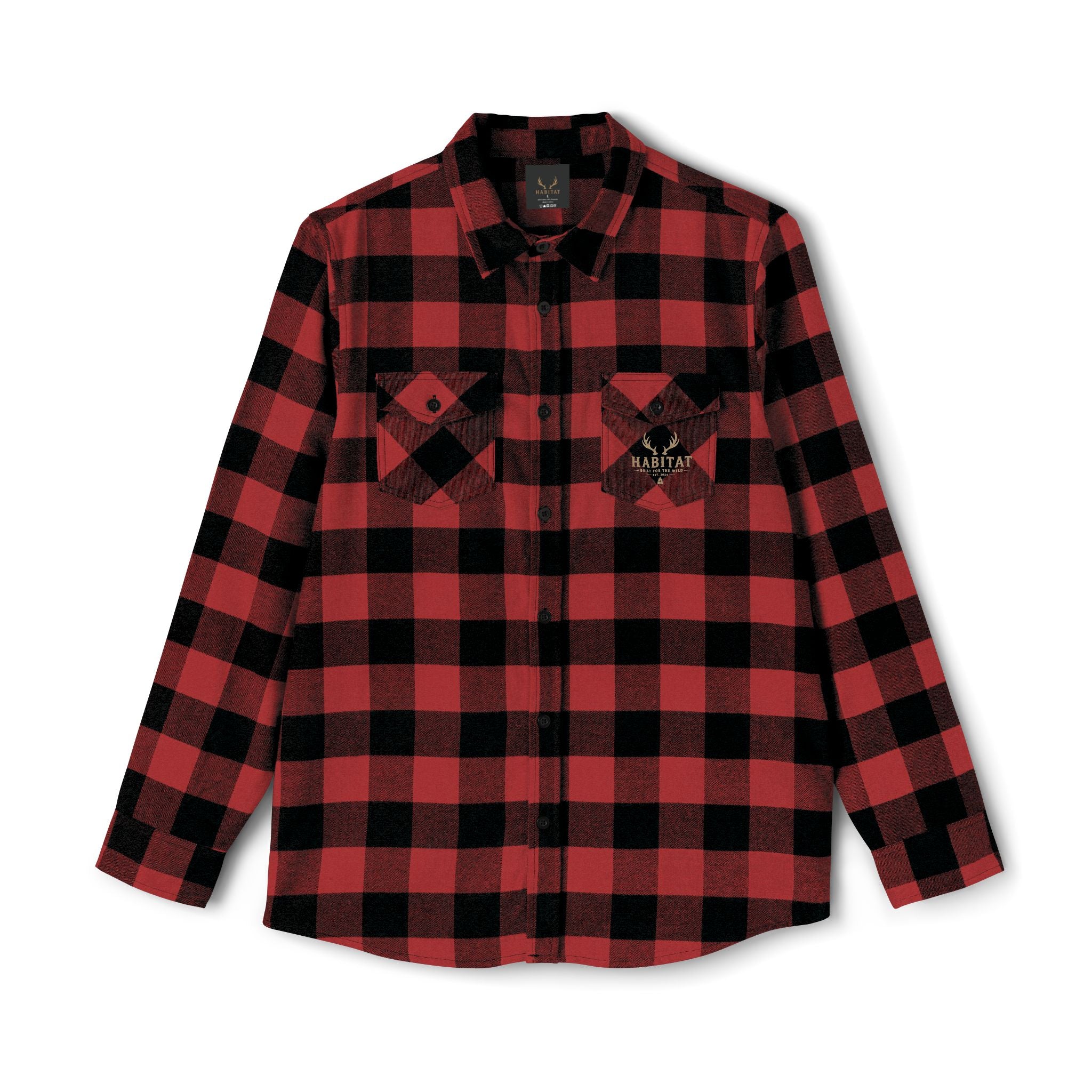 Plaid Flannel Shirt — Casual Lumberjack Check Shirt